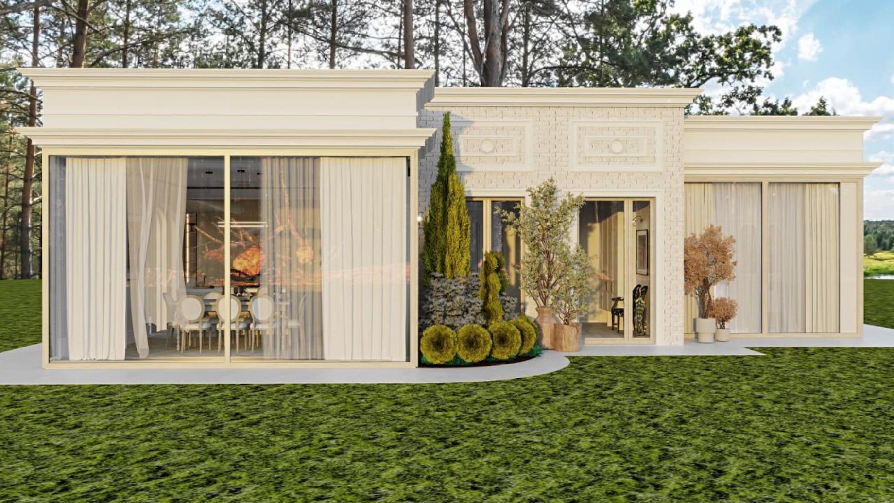 Country house facade designed by Svetlana with Planoplan