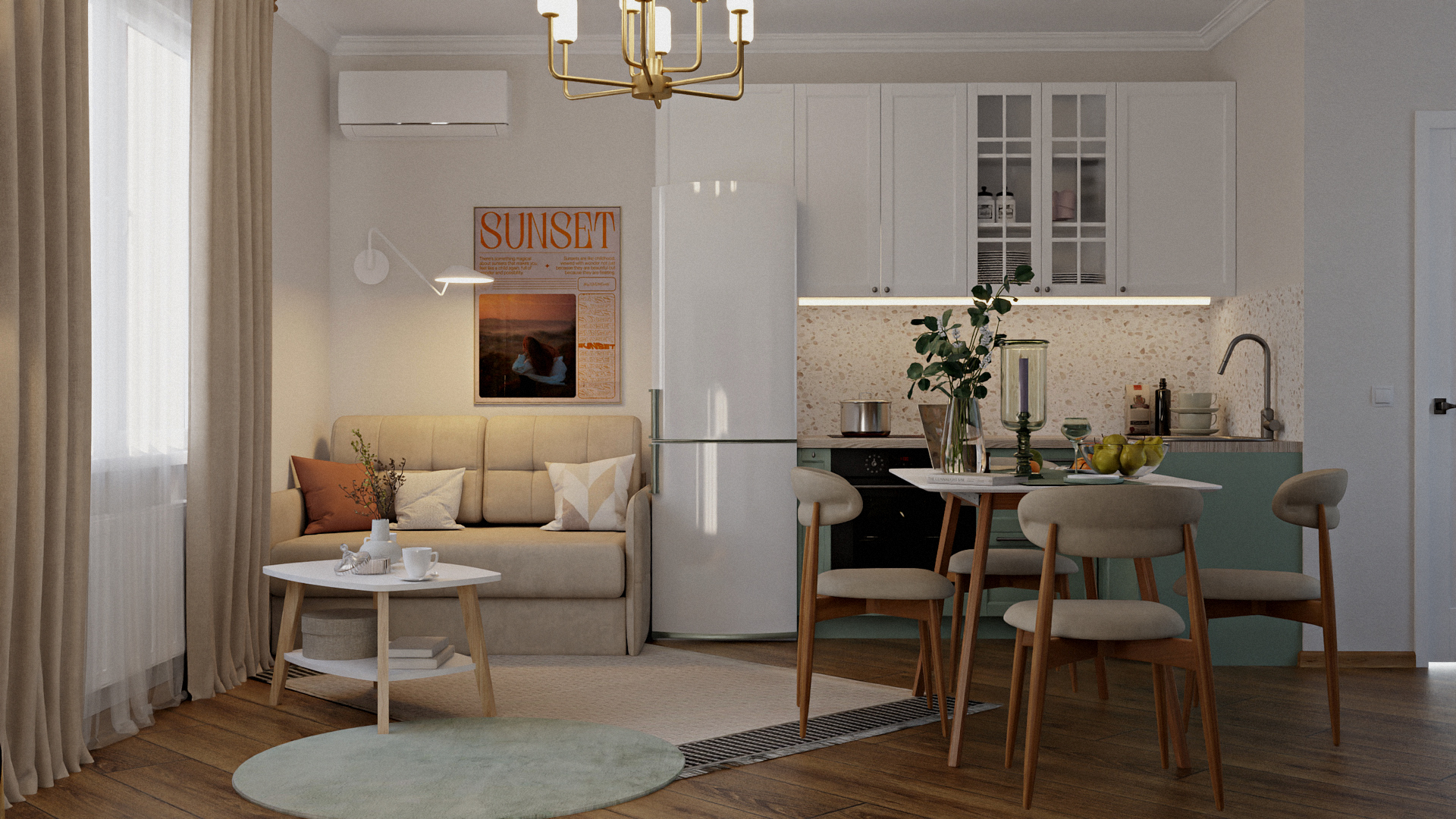 Визуализация, созданная в Планоплане дизайнерами компании Аскона