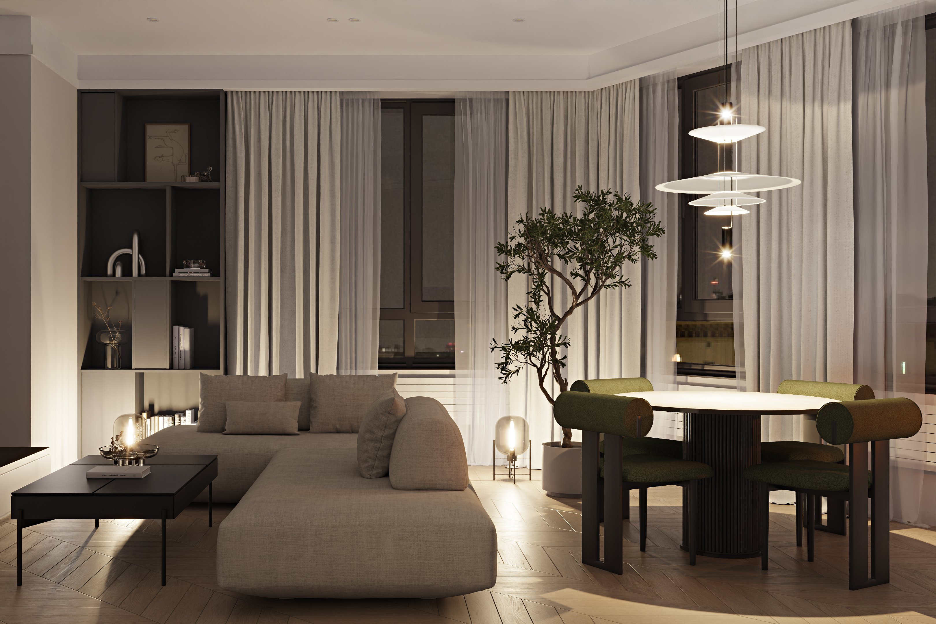 Elena Fakhretdinova's render created with Planoplan