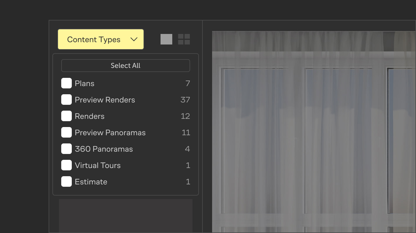 Content filtering in the Gallery