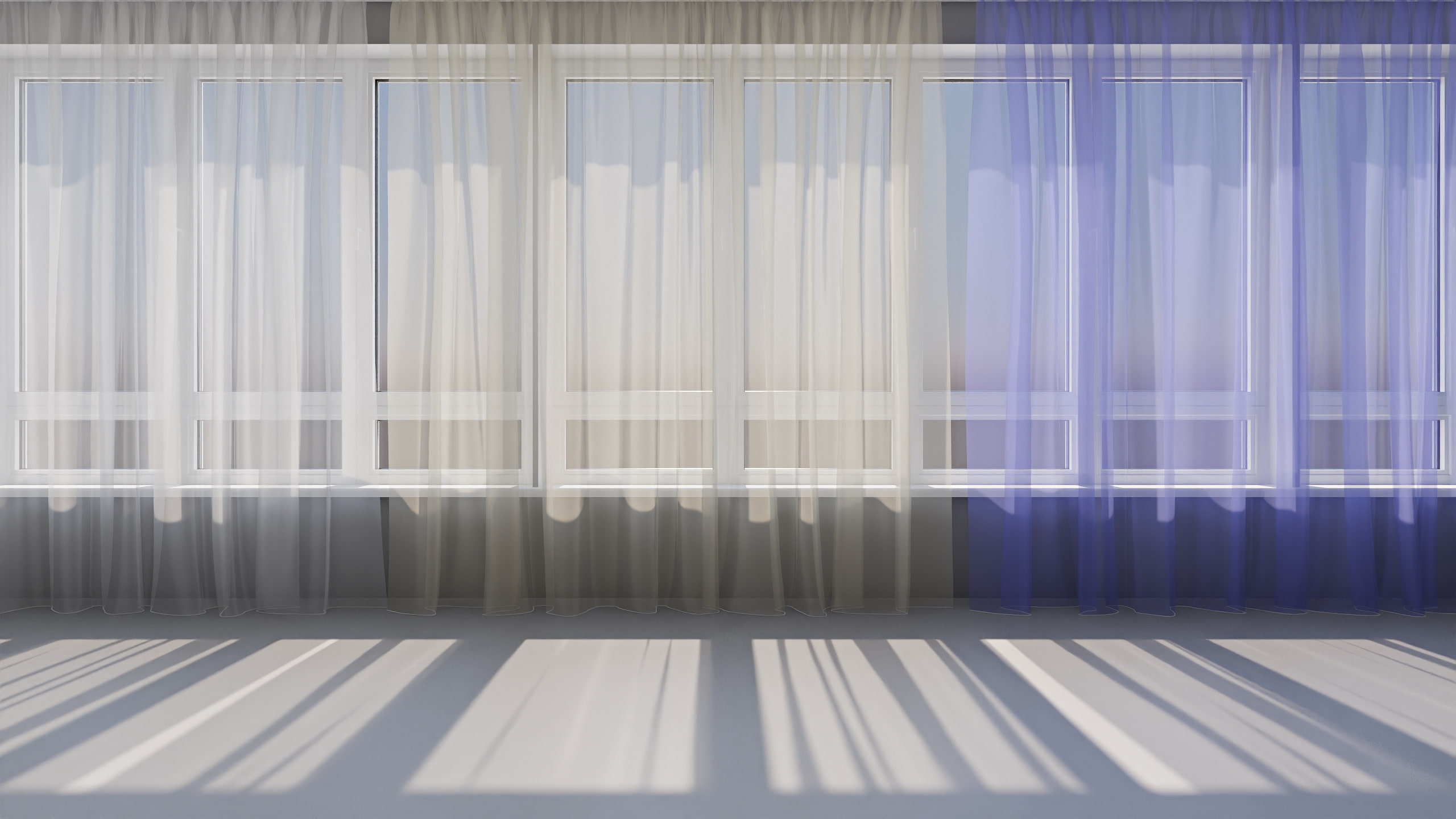 Colorfull tulle at Planoplan renders