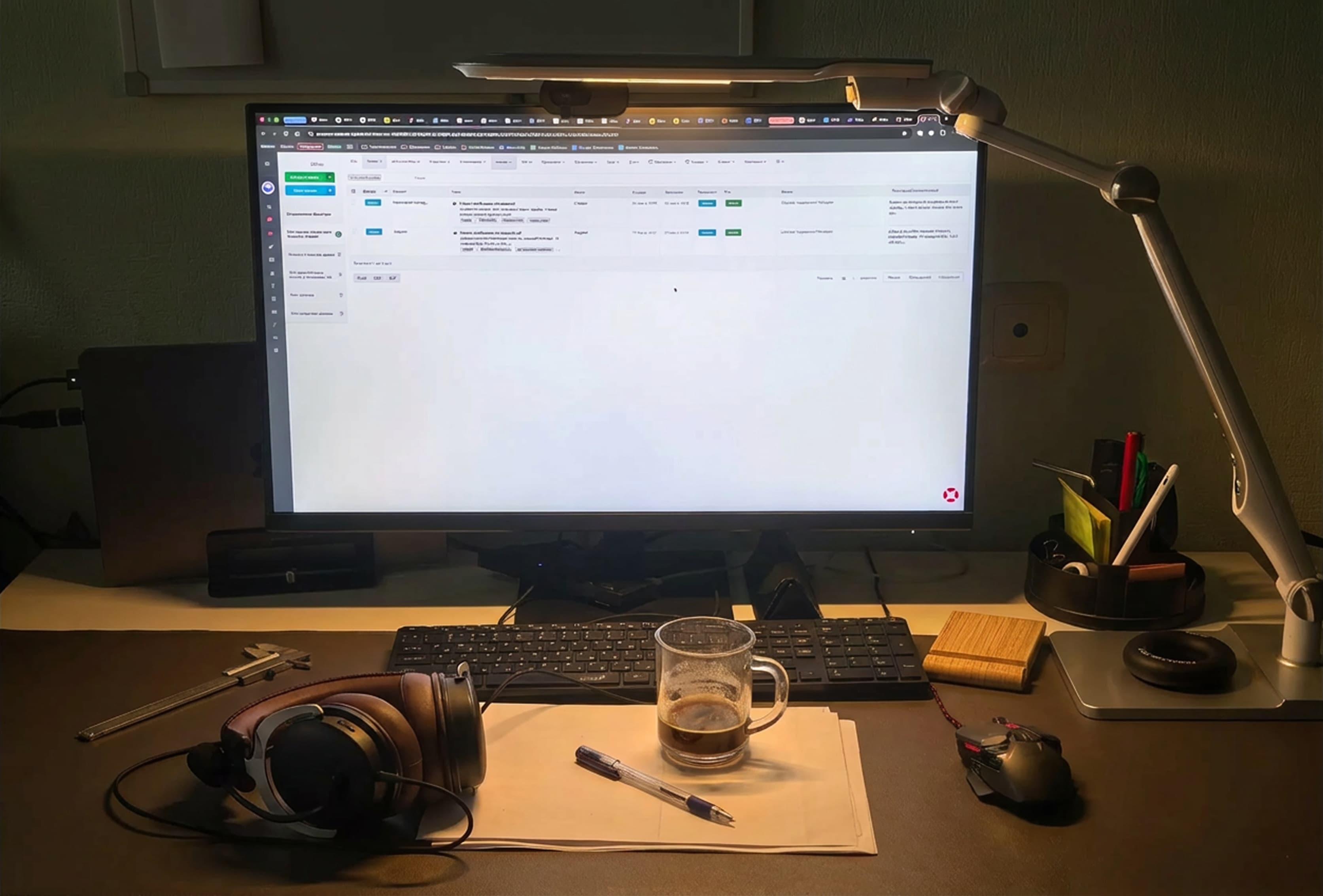 Photo of Customer Support's workspace