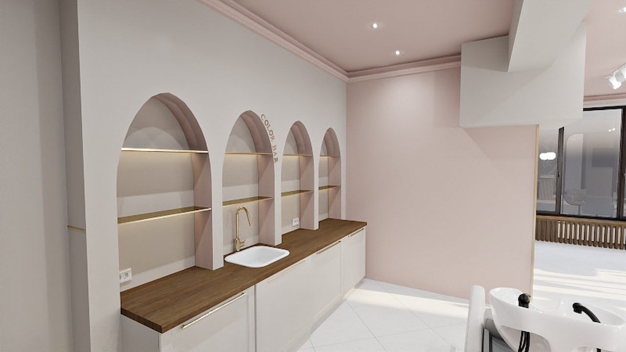 Проект салона красоты в Планоплане