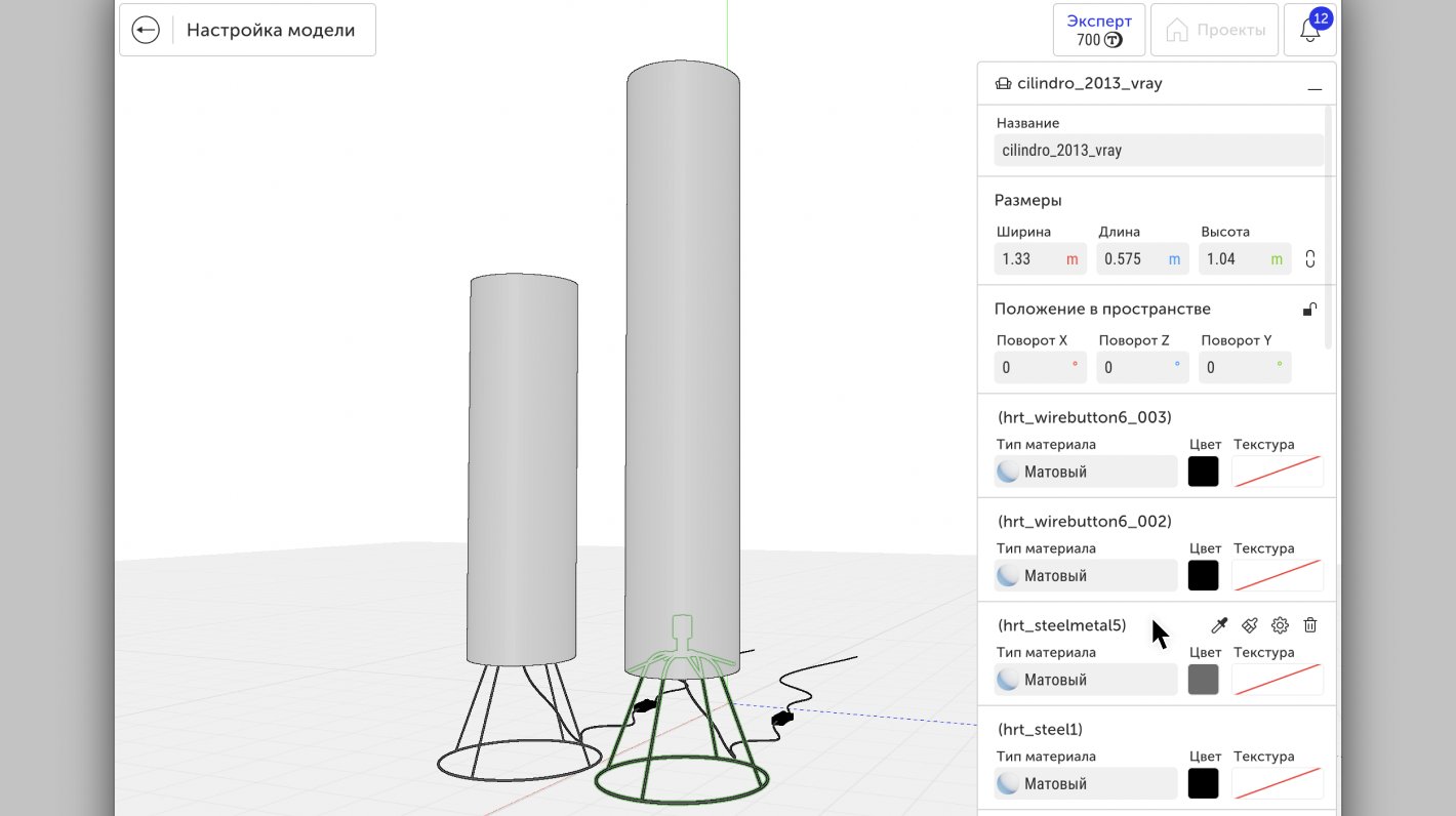 Полный контроль над составом модели