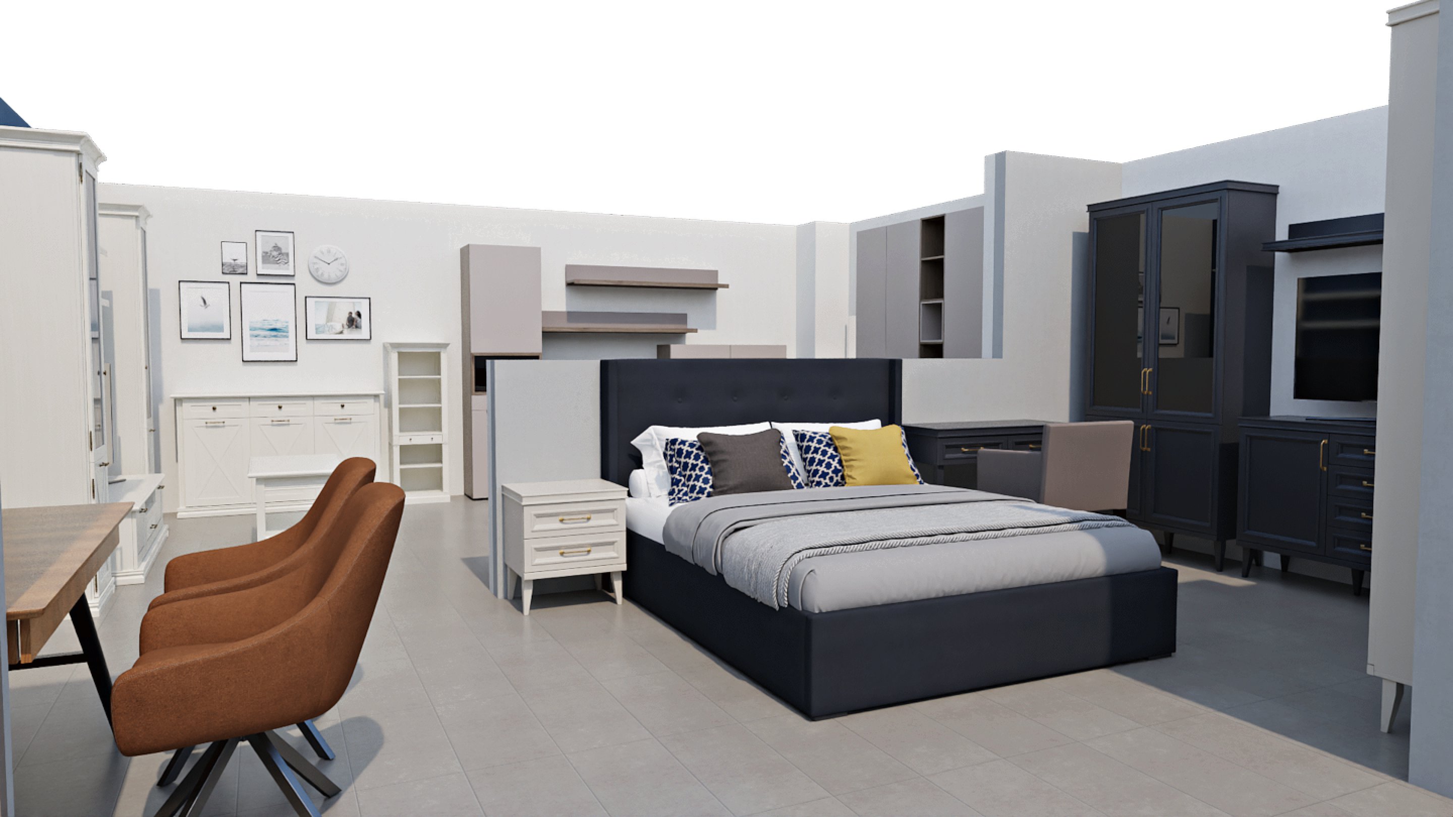 Визуализации салона (г. Миасс), созданные дизайнерами «Ангстрем» в Планоплане