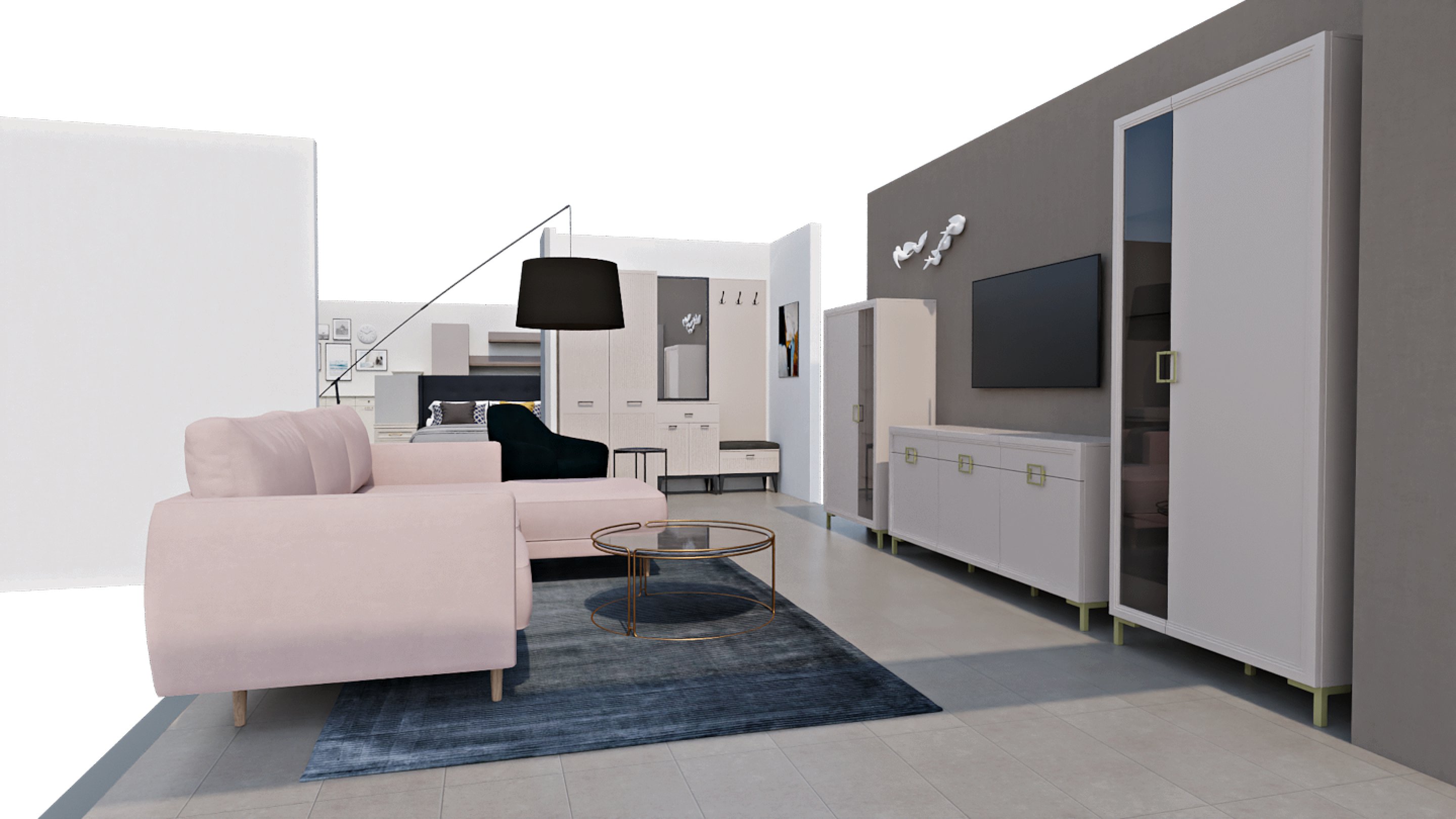 Визуализации салона (г. Миасс), созданные дизайнерами «Ангстрем» в Планоплане