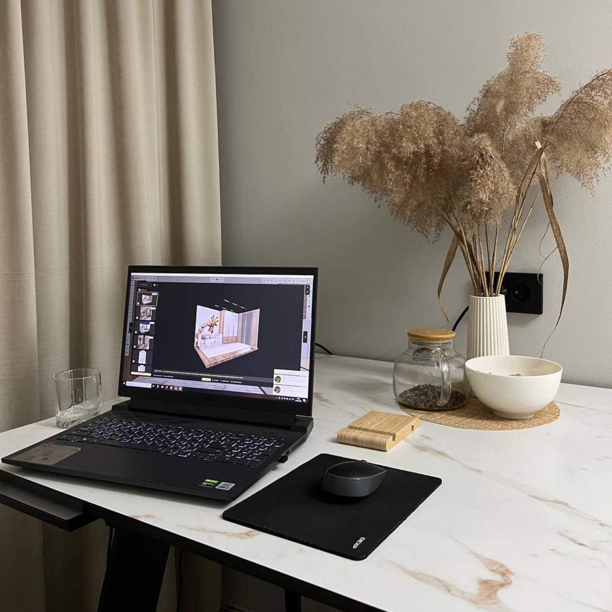 Svetlana's workspace