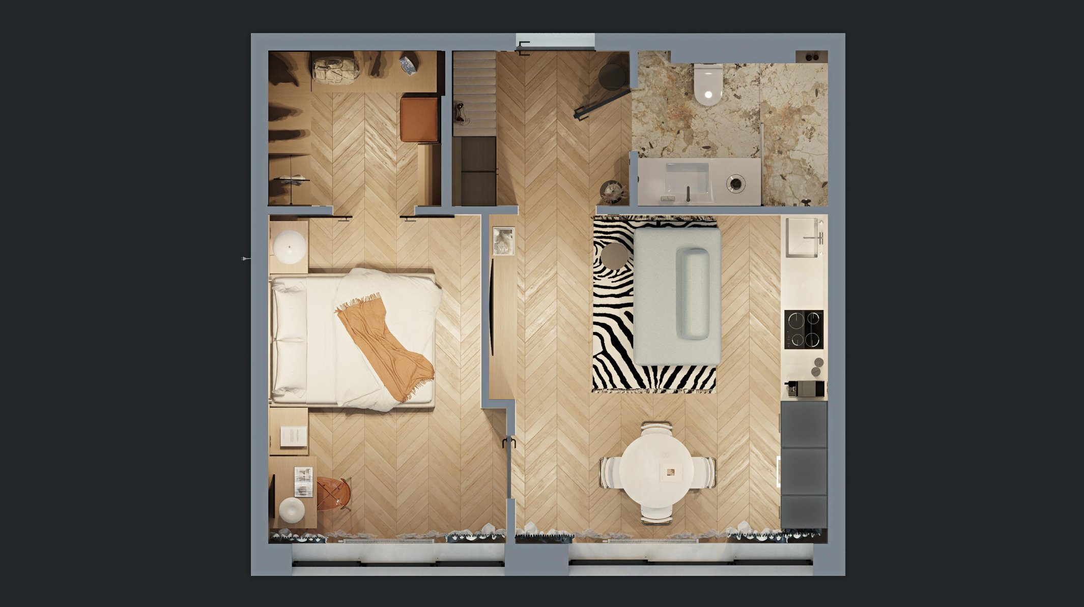3D floor plan