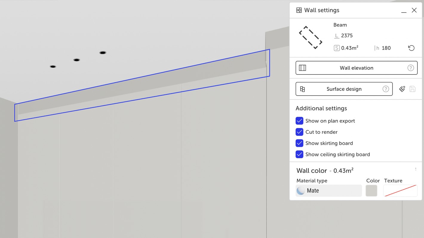 Beam tool