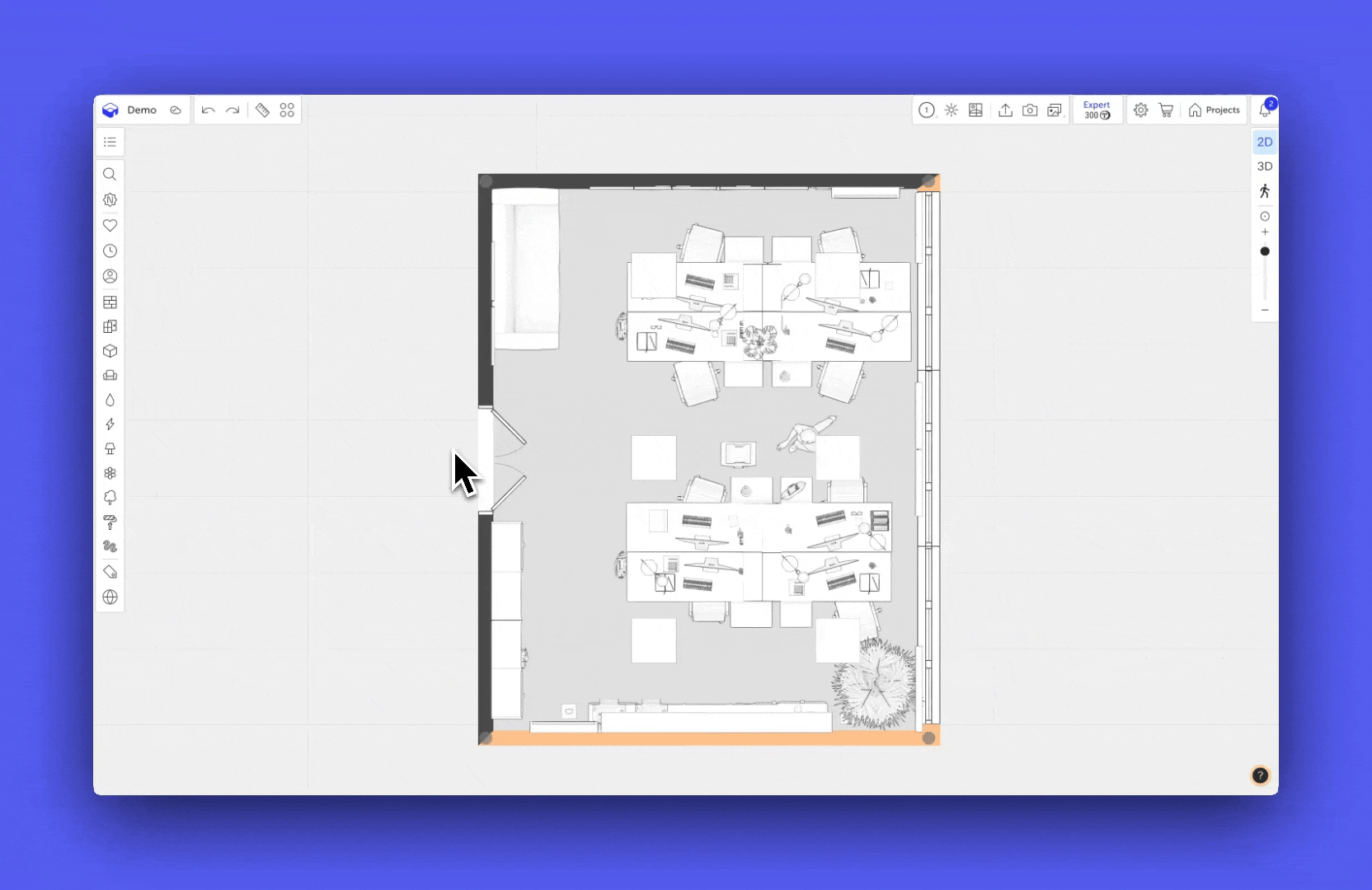 Step-by-step process of adding a callout: selecting the starting point, moving the cursor, setting the second point, and the appearance of the «Drawing Object» menu.