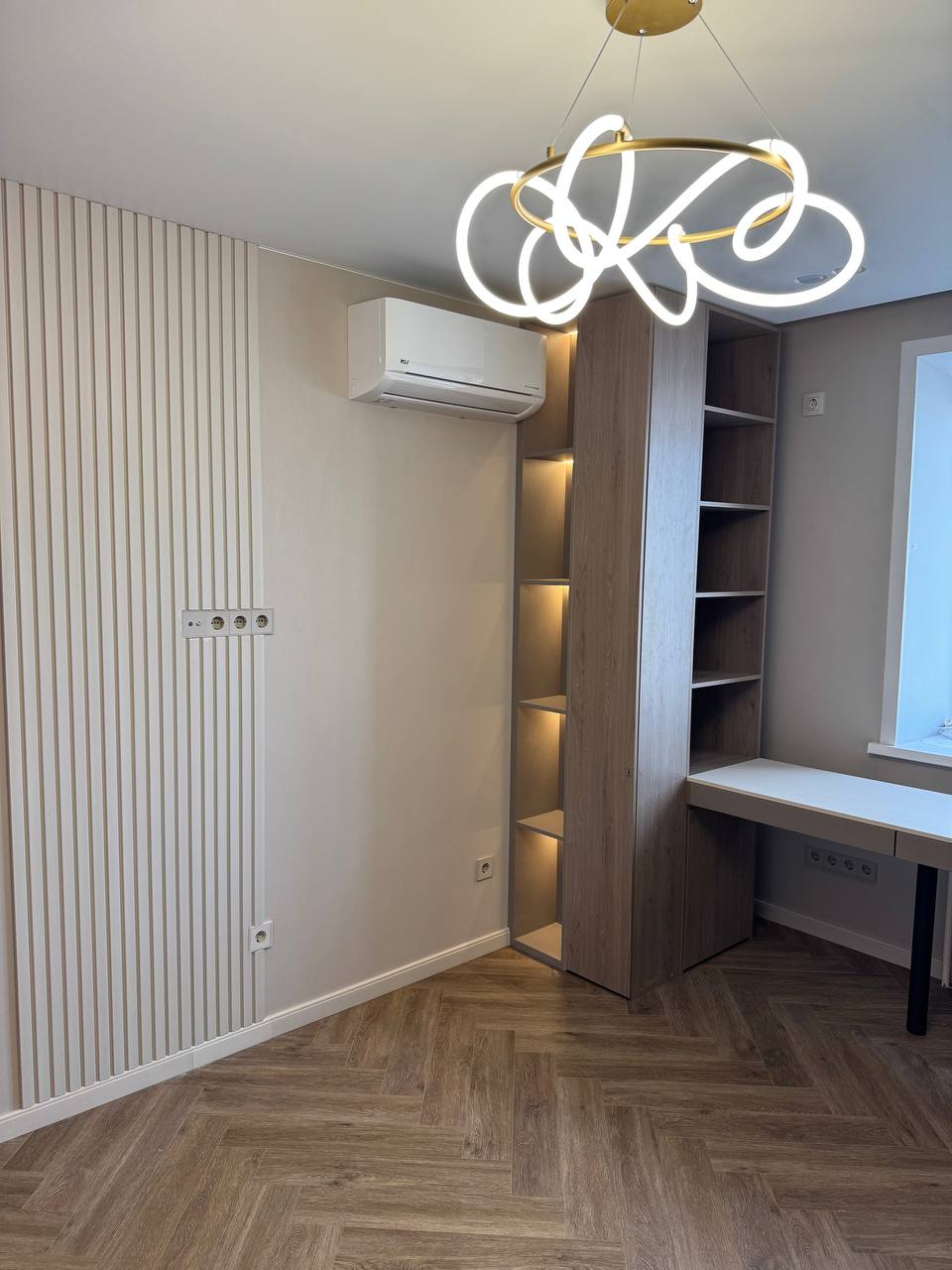 Interior design during renovation on site