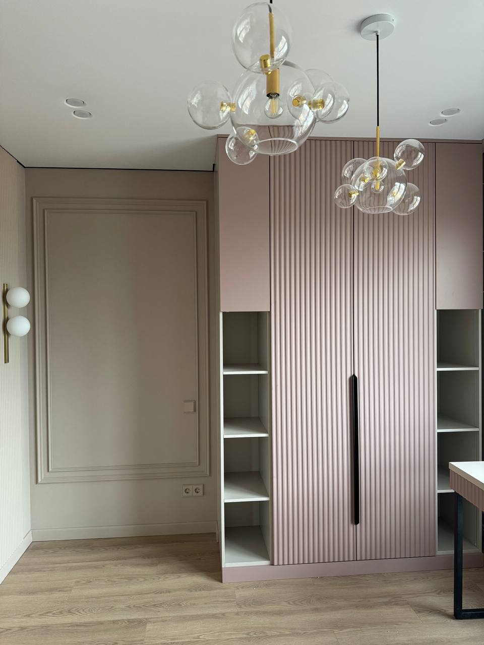 Interior design during renovation on site