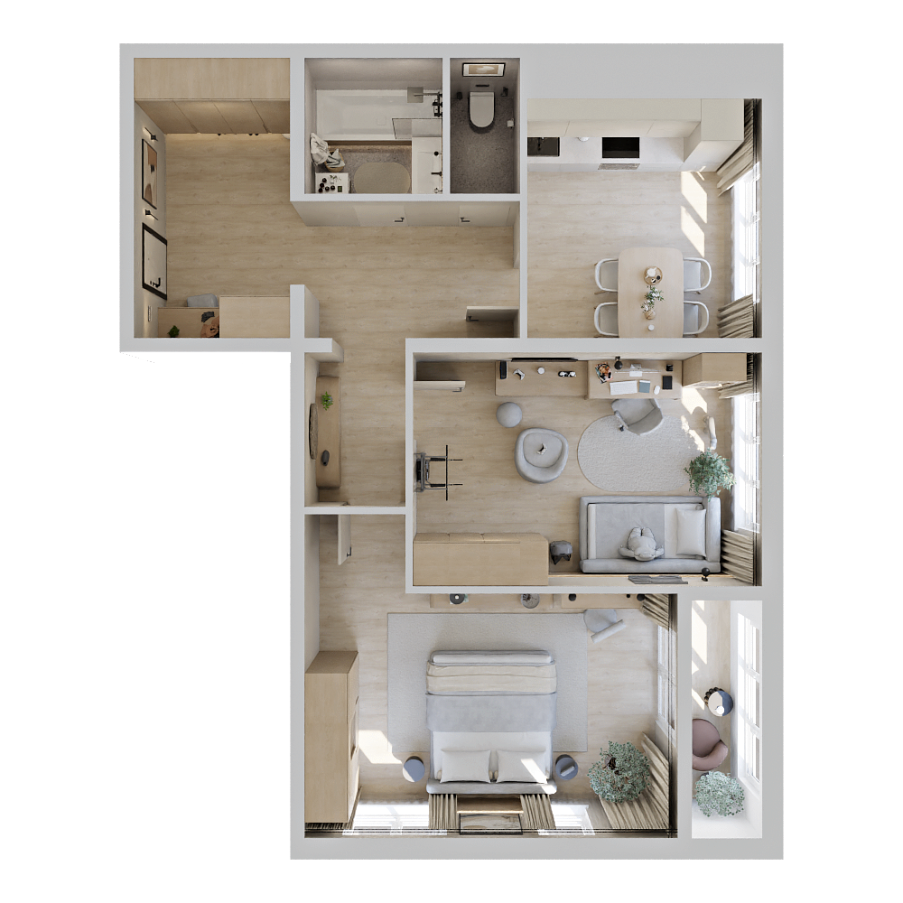 1-комнатная № 11