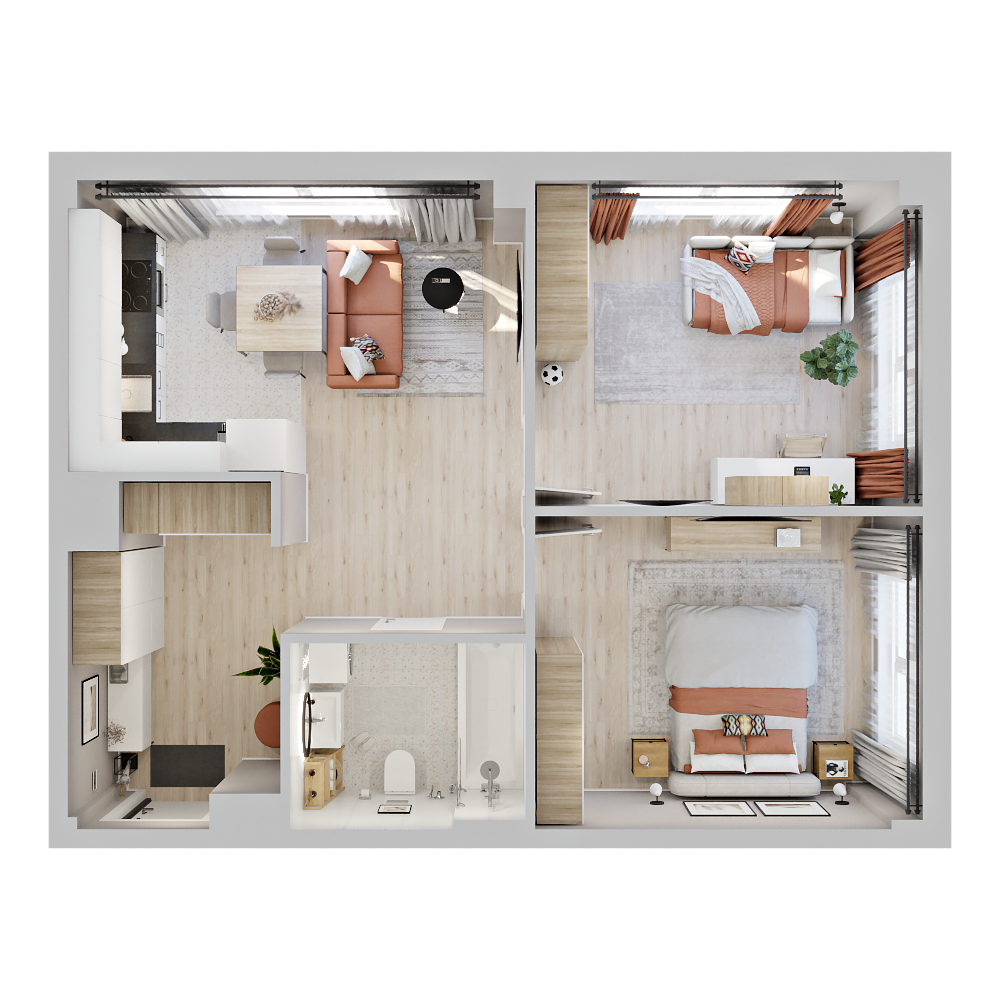 2-комнатная